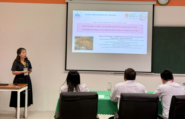 Giảng viên Khoa Công nghệ Sinh học, Trường Đại học Nha Trang tham dự Hội nghị Công nghệ Sinh học Toàn quốc 2026 