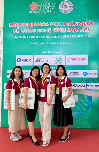Giảng viên Khoa Công nghệ Sinh học, Trường Đại học Nha Trang tham dự Hội nghị Công nghệ Sinh học Toàn quốc 2026 