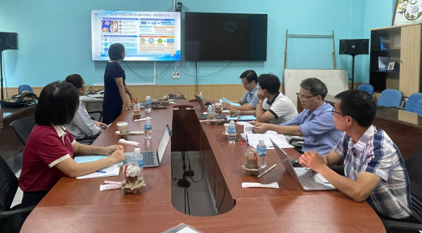 Nghiệm thu đề tài NCKH cấp trường: “Tối ưu hóa quá trình thu nhận sinh khối vi sinh vật có tiềm năng probiotic trên dịch chiết rong lục Ulva lactuca và thử nghiệm sử dụng cho giai đoạn nuôi lưu hàu sữa Thái Bình Dương (Crassostrea gigas)”