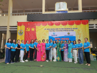 Giảng viên BM Kỹ thuật môi trường tham gia Hội nghị tuyên truyền Phòng chống rác thải nhựa, phân loại rác thải nhựa và tái chế rác hữu cơ tại nguồn tại trường THCS Nguyễn Khuyến