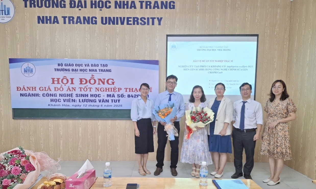 Hai năm học Thạc sĩ Công nghệ sinh học – Ký ức không thể quên tại Viện Công nghệ sinh học và Môi trường, Trường Đại học Nha Trang
